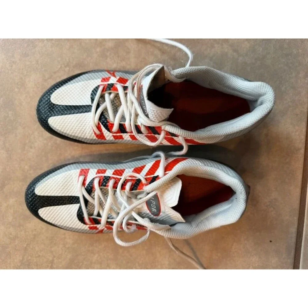 Nike Vapor Edge Speed 360 Football Cleats Men Size 7.5 Black Orange DV0780-001